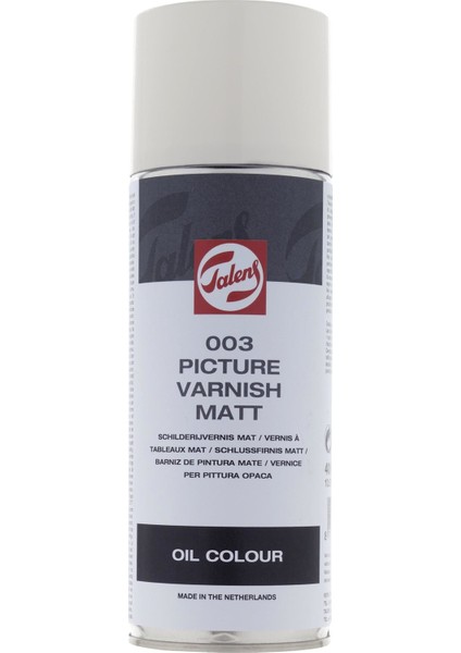 : Picture Varnish Matt : Mat Yağlı Boya Verniği : 003 : 400 ml (Sprey)