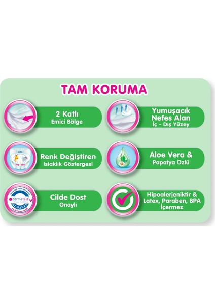 Dev Beden 5+ (13-20 Kg) Junior Plus 220'LI Bebek Bezi