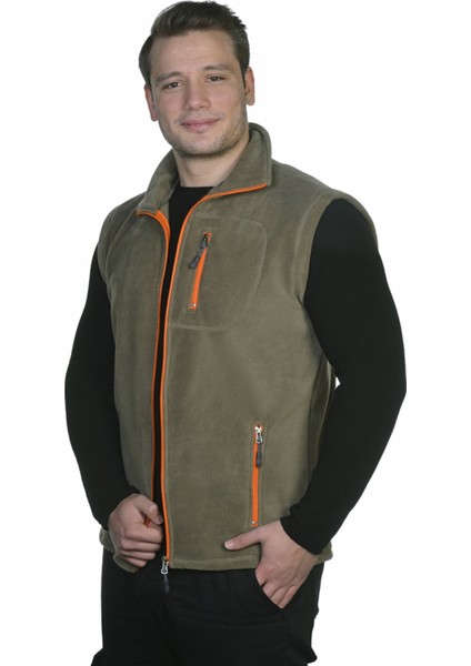 Erkek Polar Yelek Spor Outdoor Yelek Renkli Tam Femuarlı modelleri