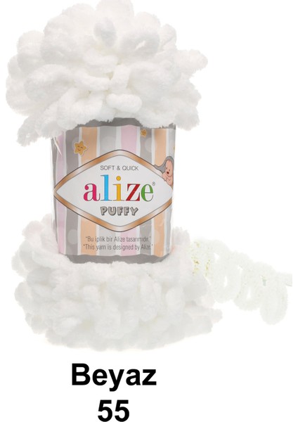 Puffy - Beyaz 55 (1 Adet)