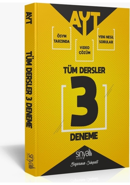 AYT 3'lü Video Çözümlü Deneme Sınavı