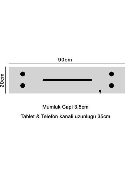 Masif Küvet Sehpası 90 Cm indirimleri