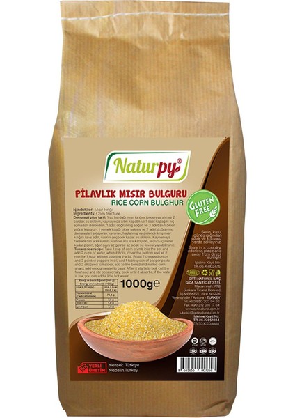Glutensiz Pilavlık Bulgur 1 kg