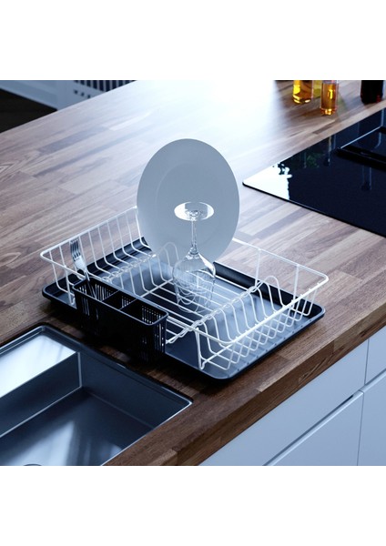 Tek Katlı Bulaşıklık Tabaklık Beyaz KB003 fiyatları