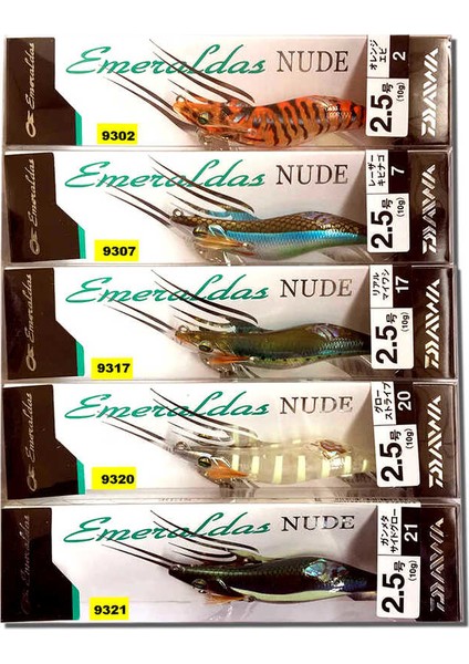 Emeraldas Nude 25 Kalamar Zokası 10CM 10GR