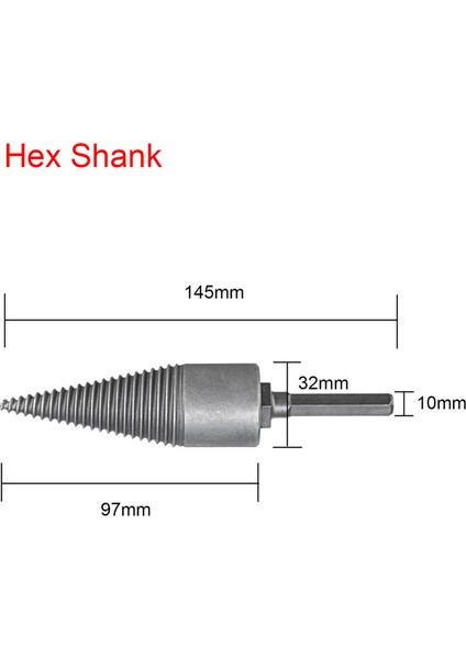 Günlük Ahşap Yarma Elektrikli Çekiç Matkap Ucu Splitter (Yurt Dışından) fırsatları