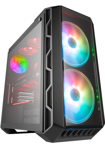 Cooler Master MasterCase H500 ARGB 750W 80+ Bronze Tempered Glass USB 3.2 ATX Mid Tower Bilgisayar Kasası MCM-H500-IGNB75-S03