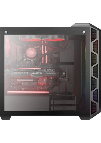 Cooler Master MasterCase H500 ARGB 750W 80+ Bronze Tempered Glass USB 3.2 ATX Mid Tower Bilgisayar Kasası MCM-H500-IGNB75-S03