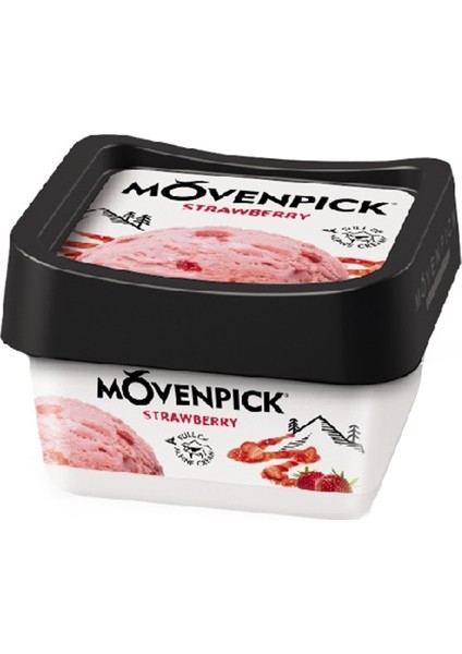 Çilekli Dondurma Mövenpick 100ml