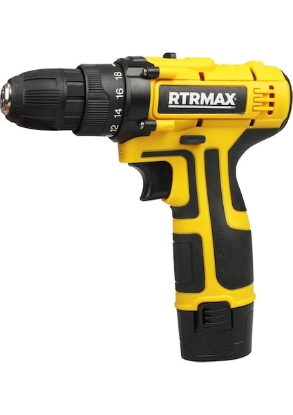 RTM332 Şarjlı Matkap Lı-On 12V/1,5A Çift Akü