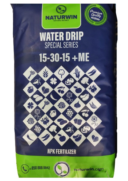 Naturwin Water Drip 15 30 15+ME NPK Gübre 25 Kg