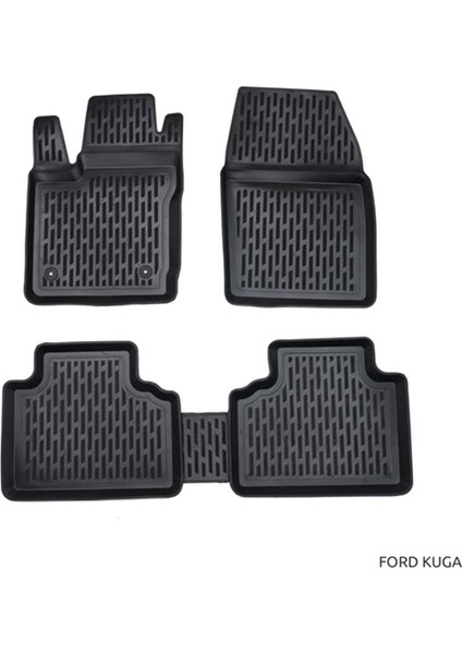 Ford Aksesuar Kuga 2012-2019 3D X-Mat Havuzlu Paspas