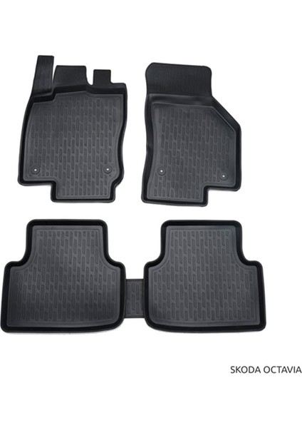 Skoda Aksesuar Octavia I 1996-2010 3D X-Mat Havuzlu Paspas