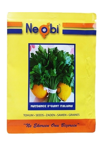 Cegel Ziraat Neobi Maydanoz Tohumu Geniş Yaprak D'giant Italiana 25 gr