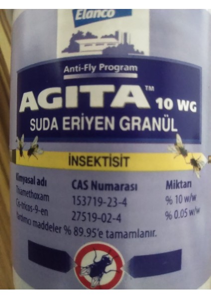 Cegel Ziraat 2 Kutu Agita 10 Wg Granül Kara Sinek  100 gr (Toplam 200 Gr)