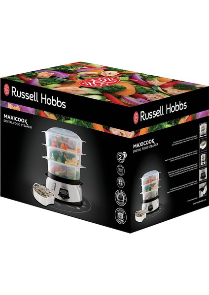 Russell Hobbs 23560-56 Maxicook 3 Katmanlı Dijital Buharlı Pişirici