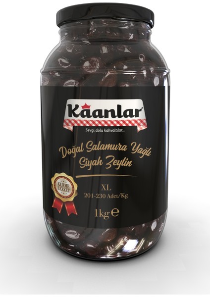 Salamura Yağlı Siyah Zeytin 1 kg