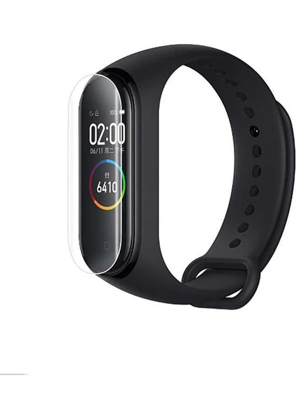 Xiaomi Mi Band 4 Hd-Şeffaf Gerçek Kırılmayan Nano Ekran Koruyucu 2 Adet