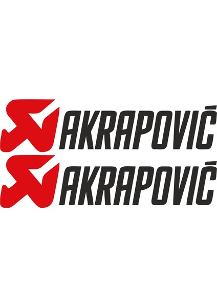 Sticker Atölyesi Akrapovic Motorcu Sticker - 14180