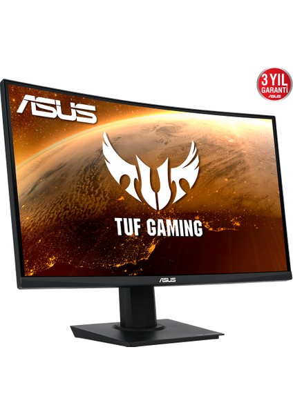 TUF VG24VQE Kavisli 23.6" 165Hz 1ms (HDMI+Display) FreeSync Full HD LED Monitör