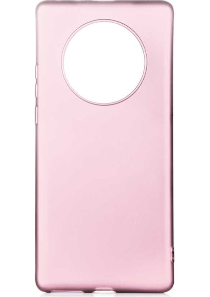 Huawei Mate 40 Pro Kılıf Mat Premium Silikon Kılıf Rose