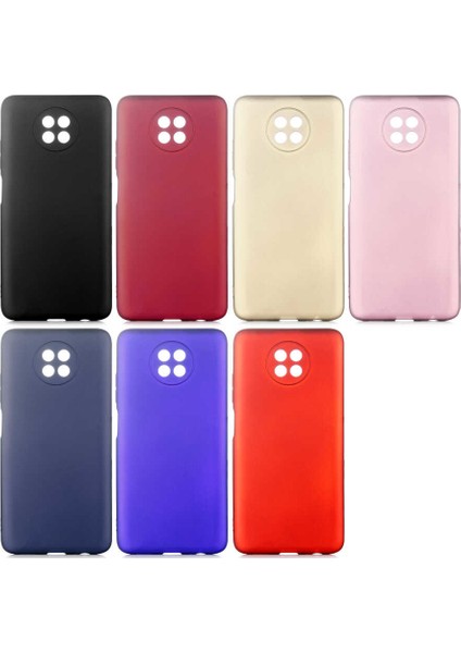 Xiaomi Redmi Note 9 5g Kılıf Mat Premium Silikon Kılıf + Tam Kaplayan 6d Nano Ekran Koruyucu Rose