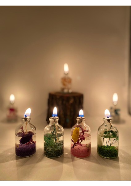 Dekoratif Kandil Mum 4'lü Set