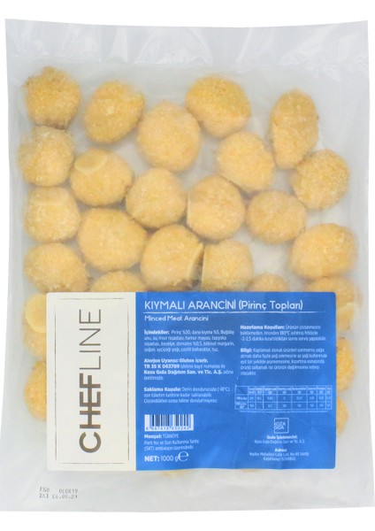 Kıymalı Arancini 1 kg