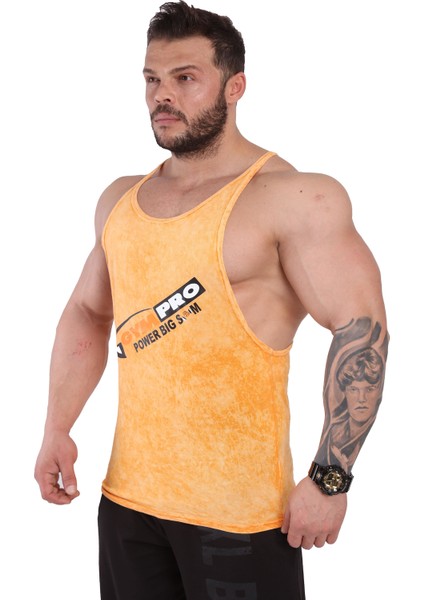 Yıkamalı Sporcu Atlet Ince Tank Top Big Sam 2241