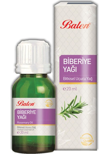 4 Lü Balen Biberiye Yağı, Doğal, Saf 20  ml