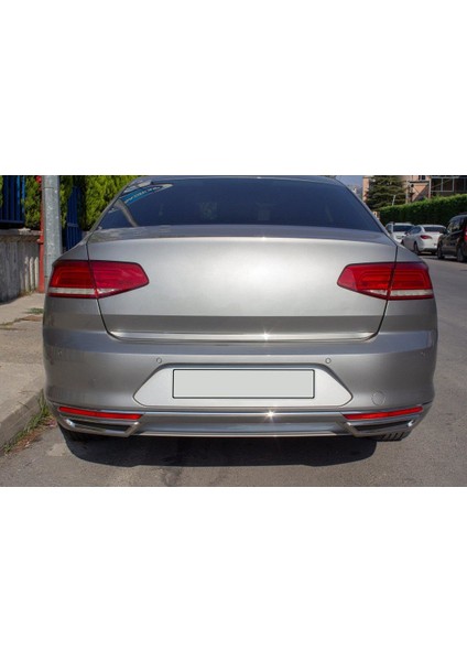 Vw Passat B8 Krom Bagaj Alt Çıtası 2015-2019
