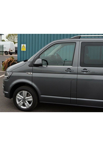 Vw T6 Transporter Krom Cam Çıtası 2 Parça 2015 ve Sonrası