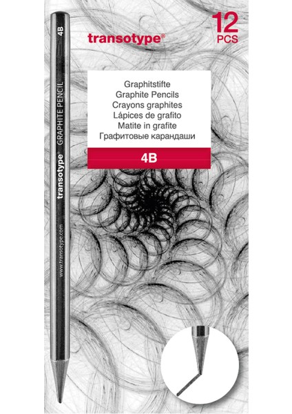 4b Dereceli Grafiti Çizim Kalemi 12'li
