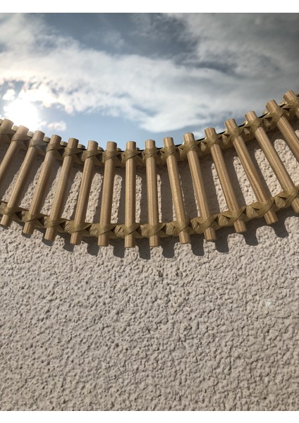 Rattan Bambu Taç Ayna