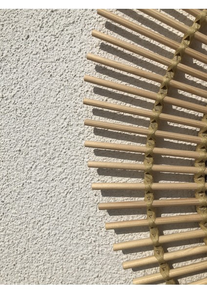 Rattan Bambu Taç Ayna