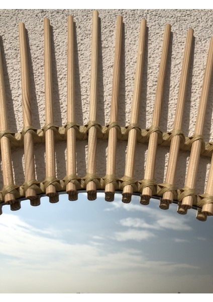 Rattan Bambu Taç Ayna