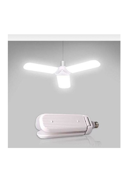 Alta Led 2 Adet Yüksek Beyaz Işık 3 Pervaneli 40 Watt Tasarruflu LED Ampul