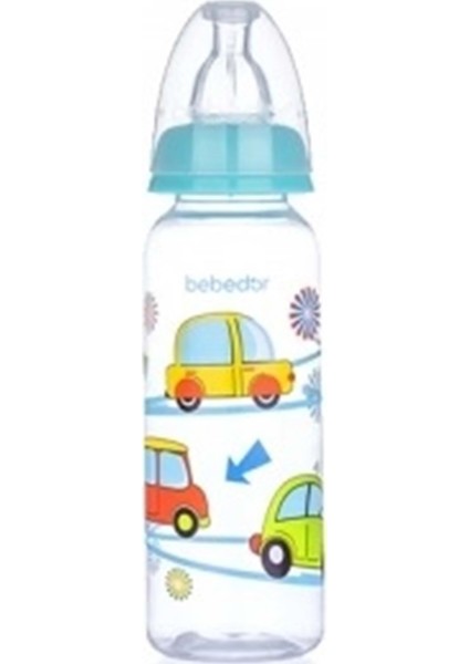24302 Orta Akış Pp Biberon 250 ml Turkuaz