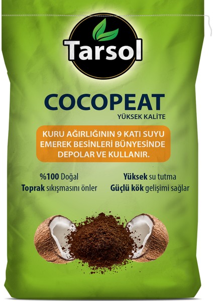 Tarsol Cocopeat Yüksek Kalite 5 Lt