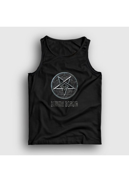 Unisex Siyah Pentagram Dimmu Borgir Atlet