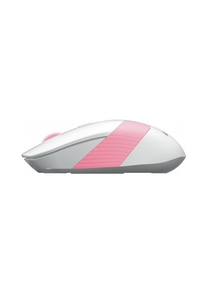 FG10 Nano Alıcı Kablosuz Optik 2000DPI Enerji Korumalı Mouse - Beyaz/Pembe