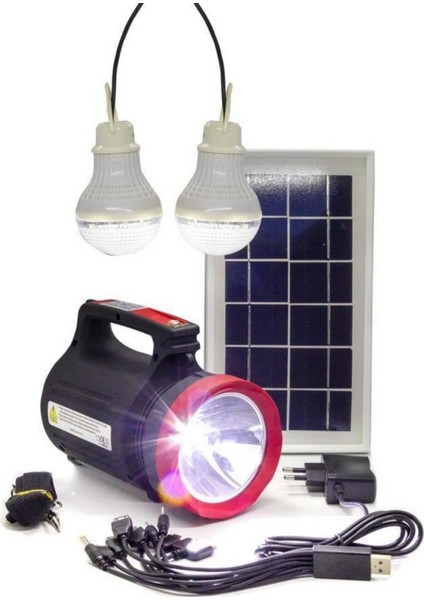 GOLD SILVER GS-330 Güneş Enerjili Solar Aydınlatma Sistemi