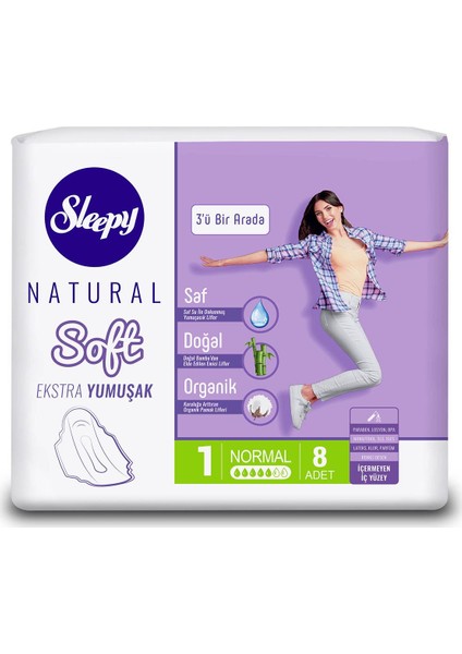 Natural Kadın Pedi Soft Normal fiyatları