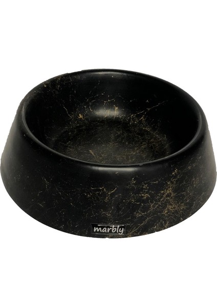 Siyah - Gold 24 ONS-710ML Mermerit Mama Kabı