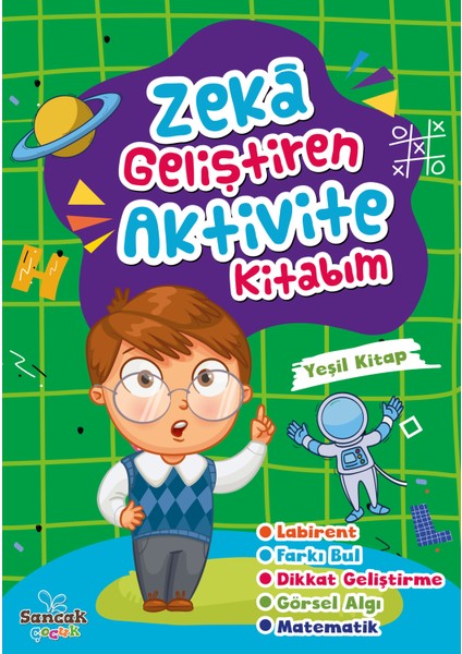 Zeka Geliştiren Aktivite Kitabım - Yeşil Kitap