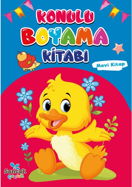 Konulu Boyama Kitabı - Mavi Kitap