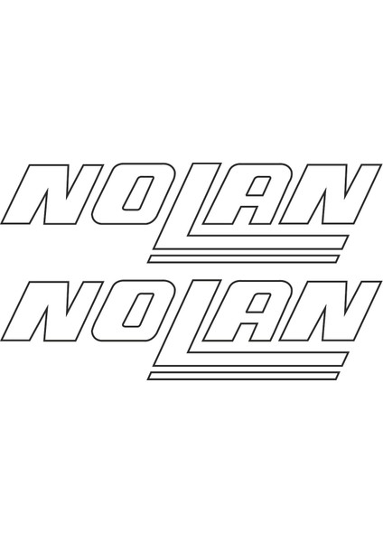 Nolan Motorcu Sticker - 14185