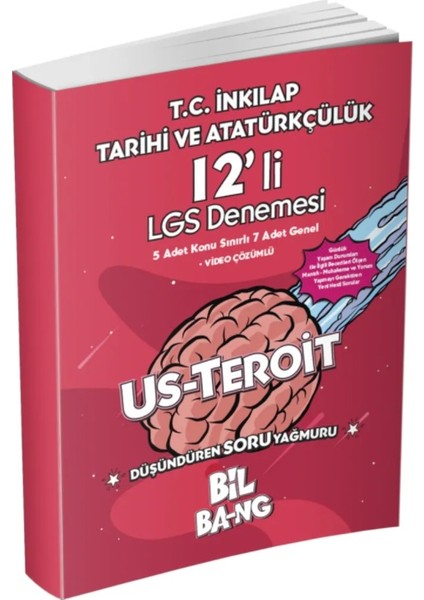 8. Sınıf Us Teroit 12'li T.C. İnkilap LGS Denemesi