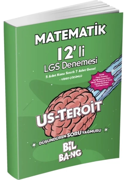 Ünlü Yayınları 8.Sınıf Us Teroit 12'li Matematik LGS Denemesi