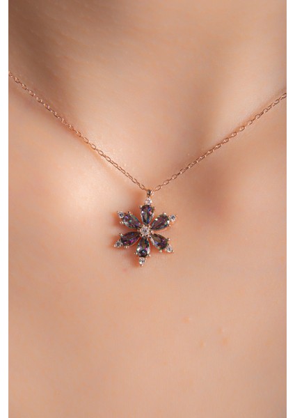 Rose Altın Kaplama Kelebek Kadın Gümüş Kolye 925 Ayar fiyatları